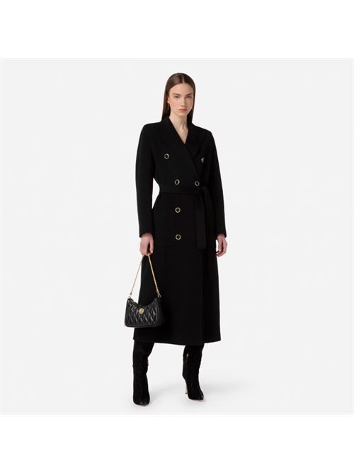 Straight cut pure wool coat ELISABETTA FRANCHI | CP43D36E2.110